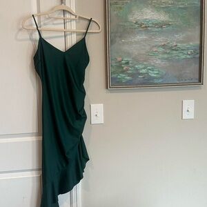 Windsor Asymmetrical Green Dress